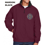 Harriton Fleece-Lined Nylon Jacket